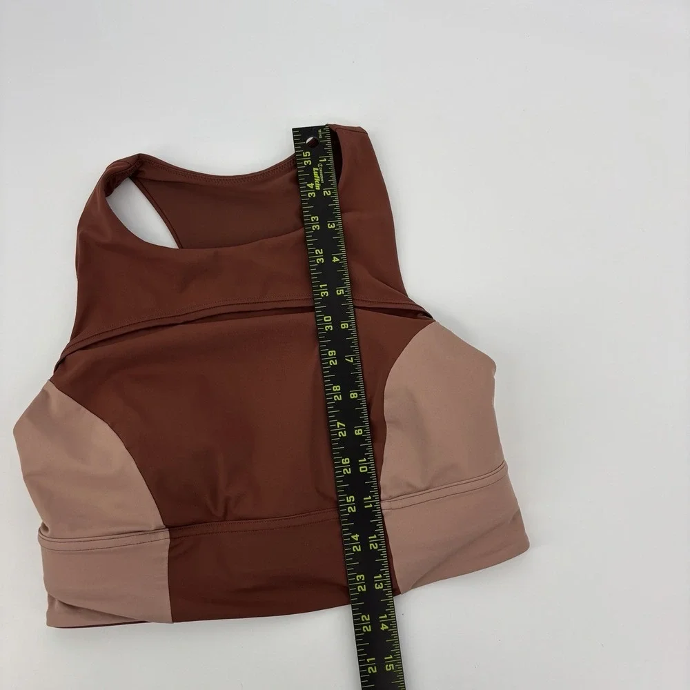 Lululemon Hike to Swim Bra Ancient Copper Pink Clay Size 4/6 LW2DCHS *see descri